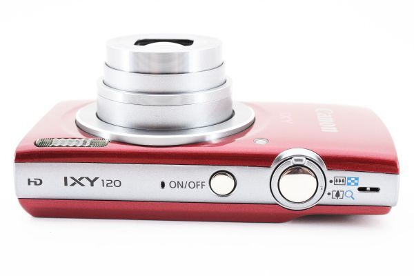 元箱付美品 Canon IXY 120 Red Compact Digital Camera レッド 赤 コンパクトデジタルカメラ デジカメ / キヤノン イクシ 動作良好！ #2979の画像8