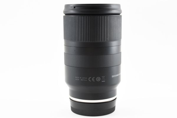 元箱付完動美品 Tamron 28-75mm F2.8 Di III RXD Model A036 大口径 望遠 ズームレンズ / ソニー Sony Eマウント用 フルサイズ対応 #8016_画像9