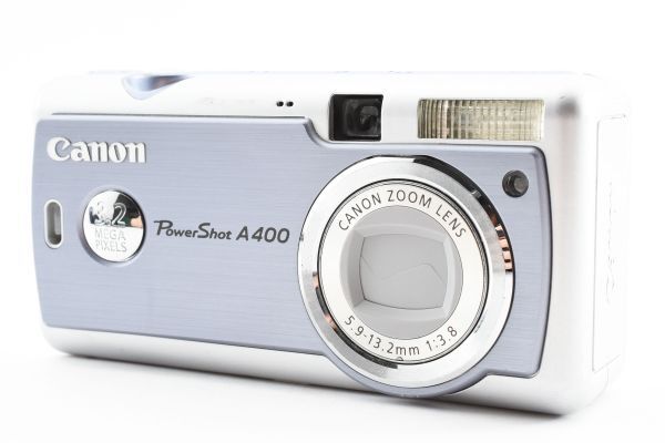 Canon PowerShot A400 Compact Digital Camera Drop Silver 雫/シルバー コンパクトデジタルカメラ キヤノン パワーショット ※1 #8029_画像1