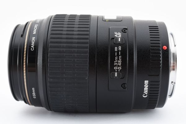 Canon Macro Lens EF 100mm F2.8 USM AF Lens 単焦点 中望遠 マクロレンズ / キヤノン EF Mount フルサイズ対応 ※訳有品 ※現状品 #0978の画像6