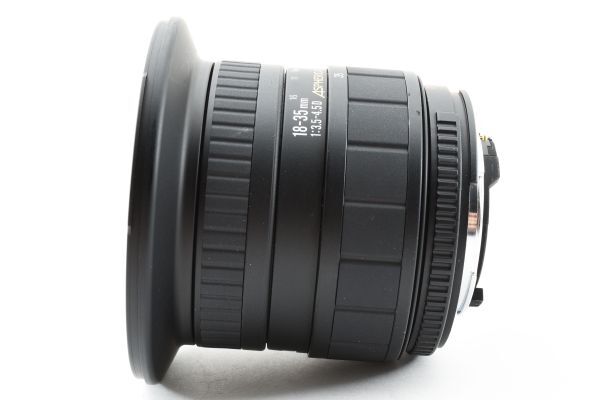 完動美品 Sigma Zoom 18-35mm F3.5-4.5 D Aspherical Wide Lens 超広角 ズームレンズ / シグマ ニコン Nikon F 保護フィルター付 #2097の画像6