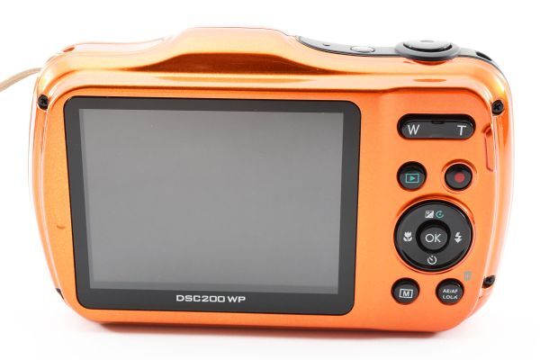 美品 Kenko DSC200WP Orange Compact Digital Camera オレンジ 橙 コンパクトデジタルカメラ / ケンコー 防水 防塵 耐衝撃 アウトドア #105_画像6