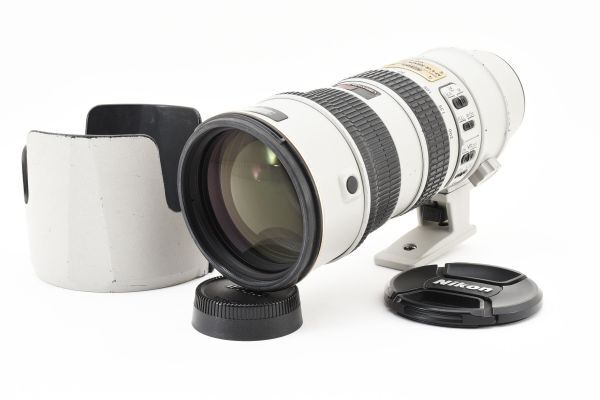 希少動作品 Nikon AF-S VR-NIKKOR 70-200mm F2.8 G ライトグレー 手ブレ補正 大口径 望遠 ズームレンズ ニコン F フルサイズ対応 ※1 #5181の画像1