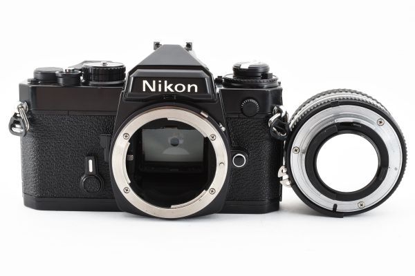 通電,シャッター全速OK Nikon FE Black Ai Nikkor 50mm F1.4 Lens MF SLR Film Camera ブラック MF一眼レフ フィルムカメラ ニコン ※1 #55_画像9