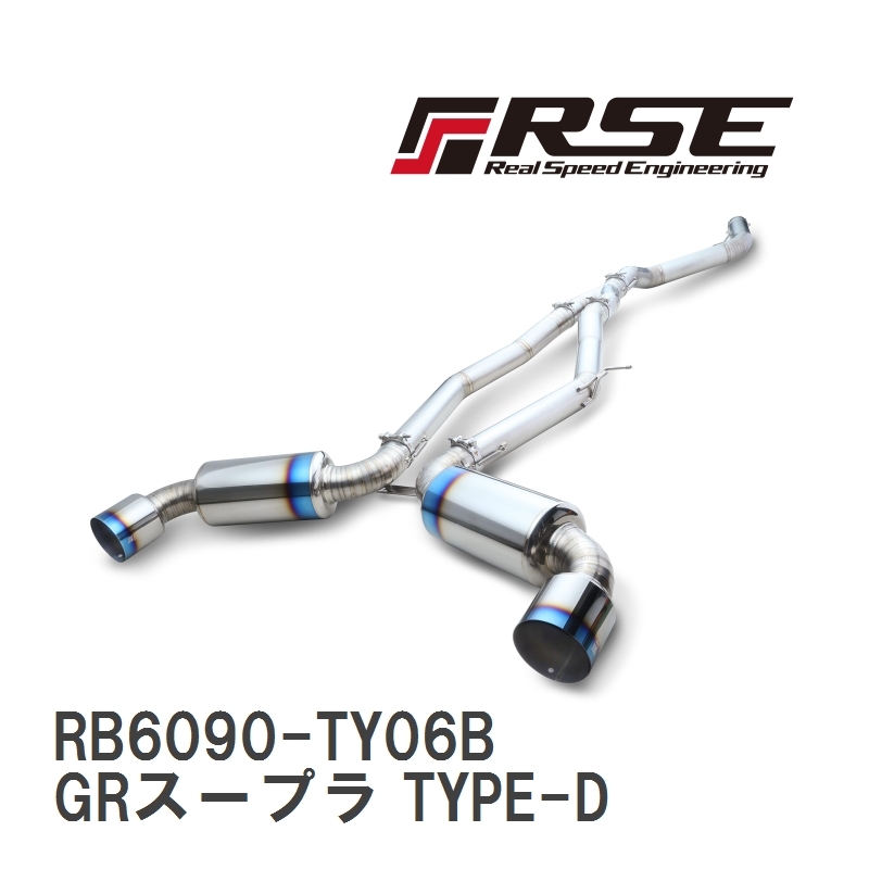 【RSE/リアルスピードエンジニアリング】 フルチタンマフラーキット トヨタ GRスープラ TYPE-D [RB6090-TY06B]_画像1