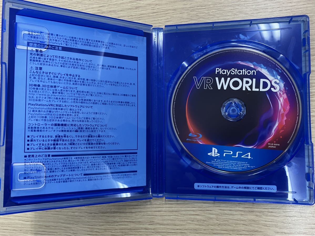 PS4 VR専用 PlayStationVR WORLDS プレイステーション ソフト 中古品の画像3