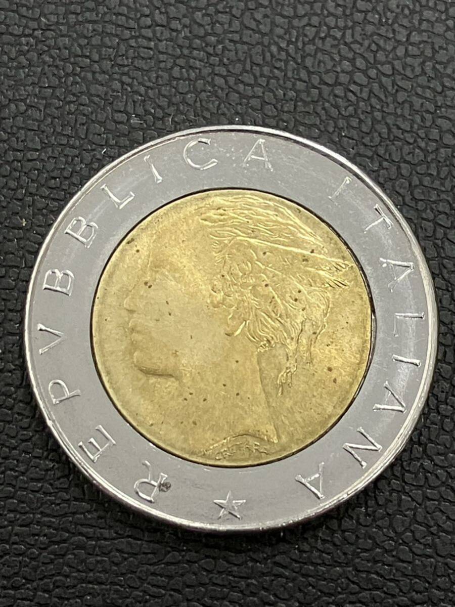 イタリア 500リラ 硬貨 外国コイン 1984年の画像3