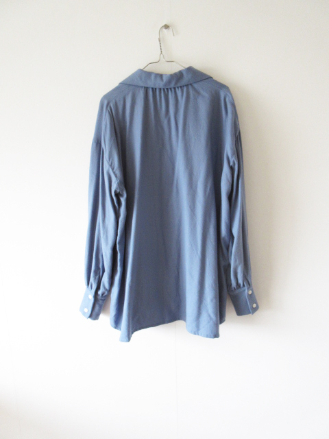 k〓ngo / ケンゴ ウールオーバーシャツ 1 BLUE / 長袖 シャツ チュニック_画像2