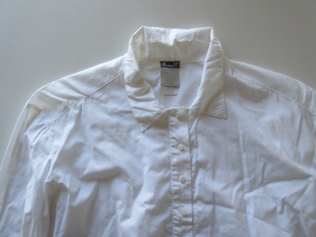 KristenseN DU NORD / クリステンセンドゥノルド A-240 stretch cotton henley neck shirt 2 WHITE / 長袖 シャツ ブラウス_画像6