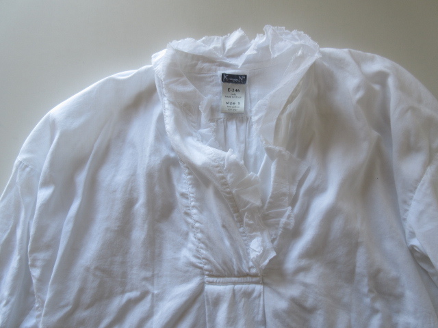 美品 2023SS KristenseN DU NORD / クリステンセンドゥノルド E-246 3/4 sleeve blouse 1 Optical White / ブラウス シャツ_画像5