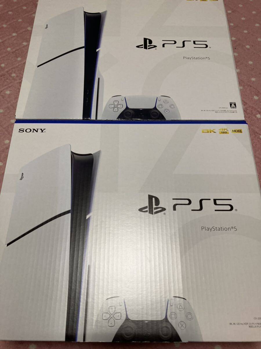 未使用 送料無料 新型PlayStation 5本体 1TB CFI-2000A01 PS5 2台セット_画像1
