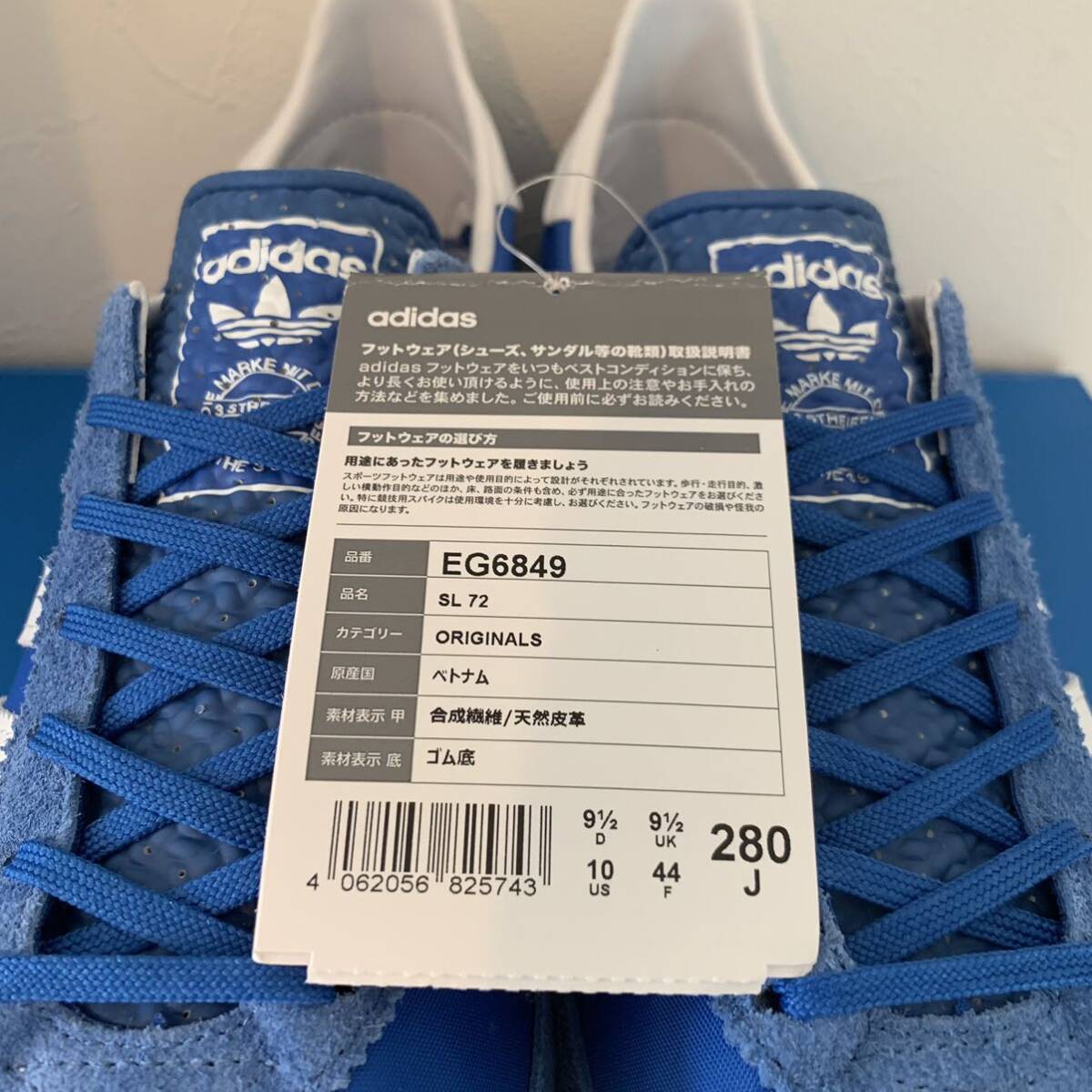 新品未使用 adidas SL 72（EG6849）28.0cm / samba gazelle city stan smith handball spezial bwarmy campus forum superstarの画像3