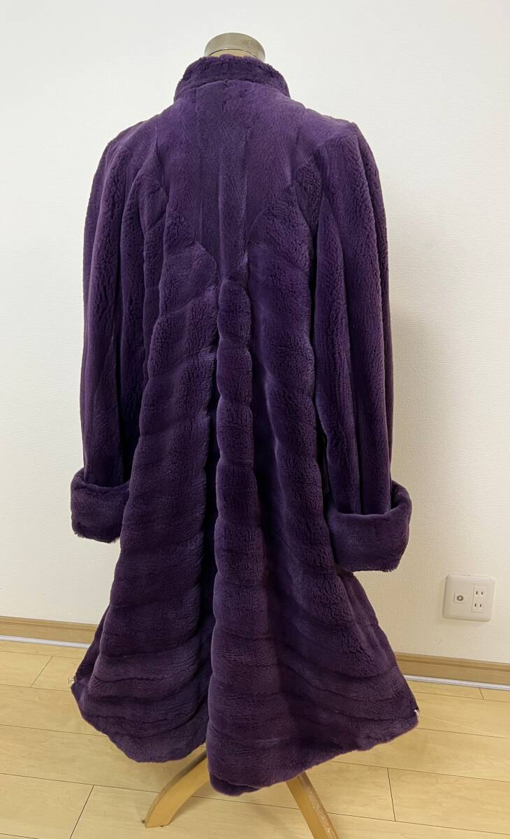 【極上品】シェアードミンク　ロングコート　107㎝　裾周り230㎝　SAGAMINK_画像4