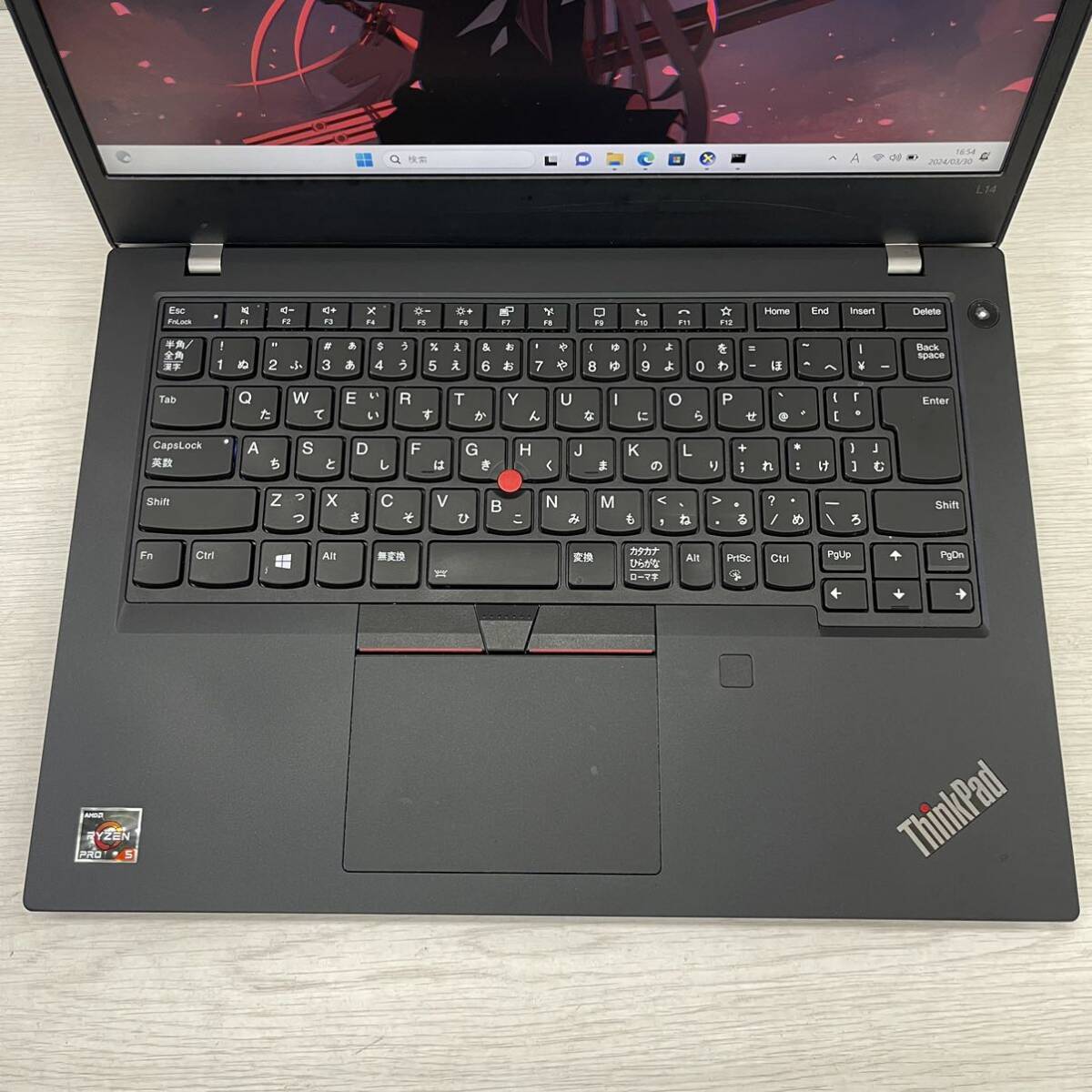 [在庫15台]レノボ Thinkpad L14 Windows 11 Pro AMD Ryzen 5 Pro 4650U& Radeon Graphics 16GB SSD512GB の画像4