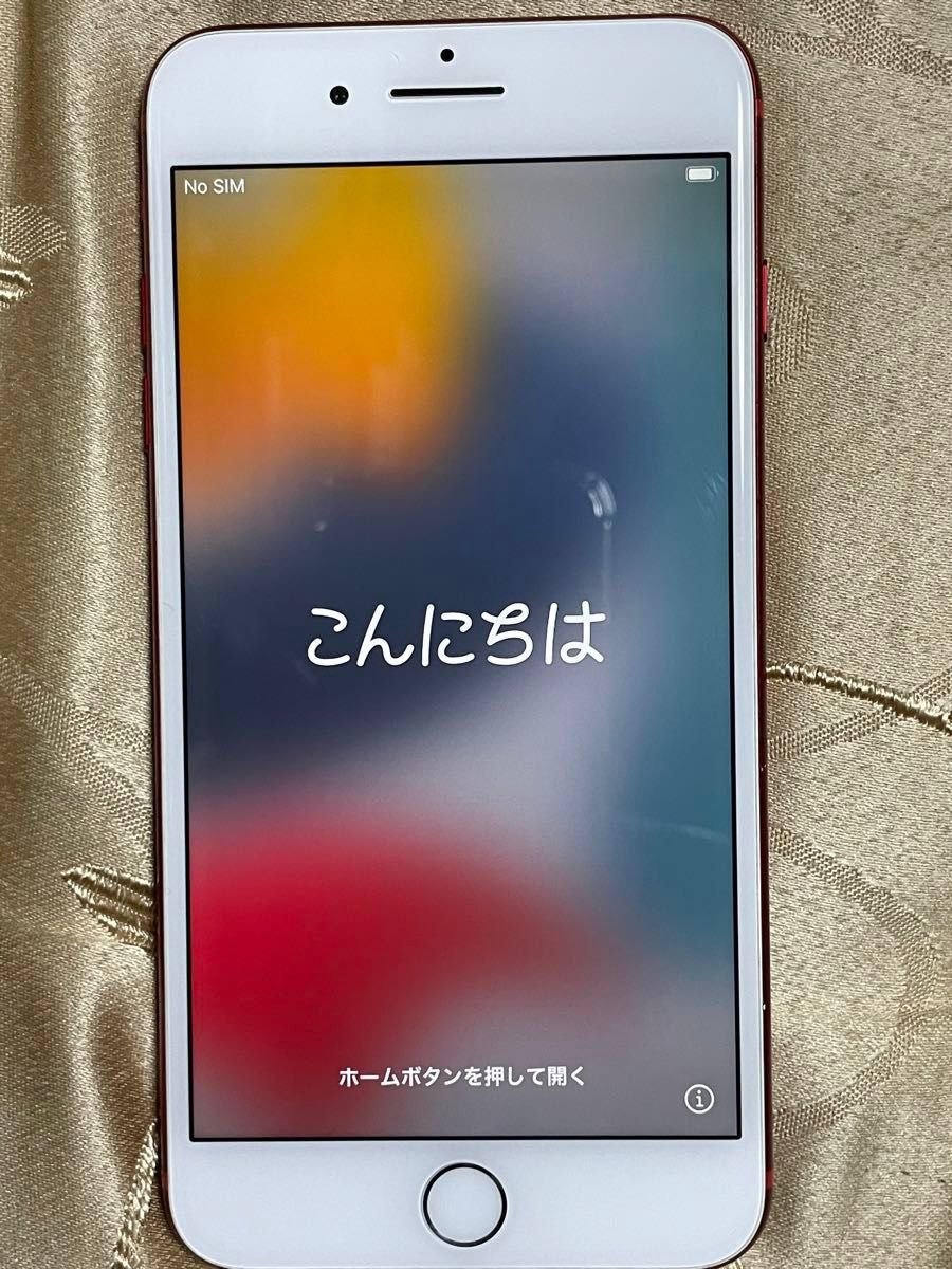 お安くします　iPhone7plus RED 128GB SIMロック解除済み