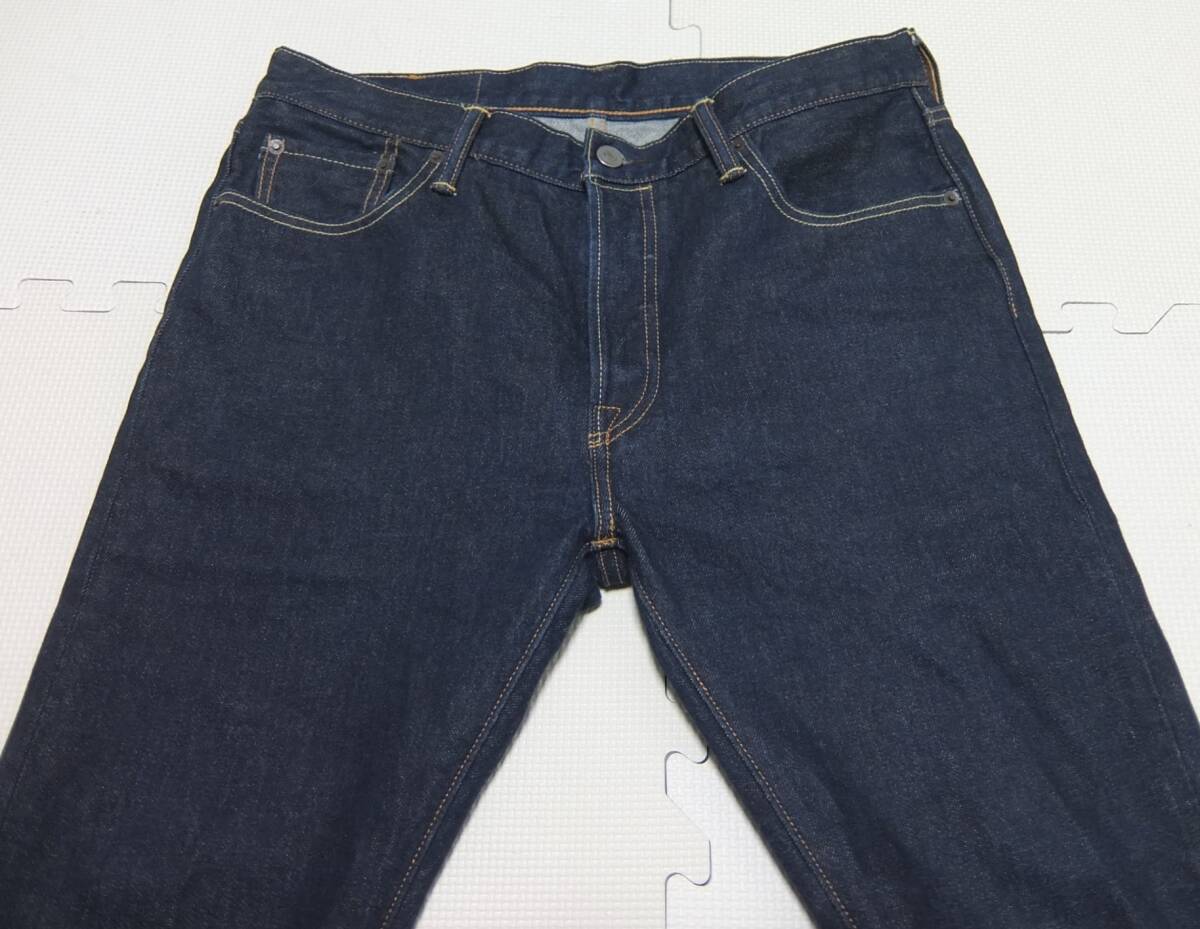 Levi's 501S スキニー デニムパンツ 紺 W34 リーバイス ボタンフライ 34268-0001_画像4