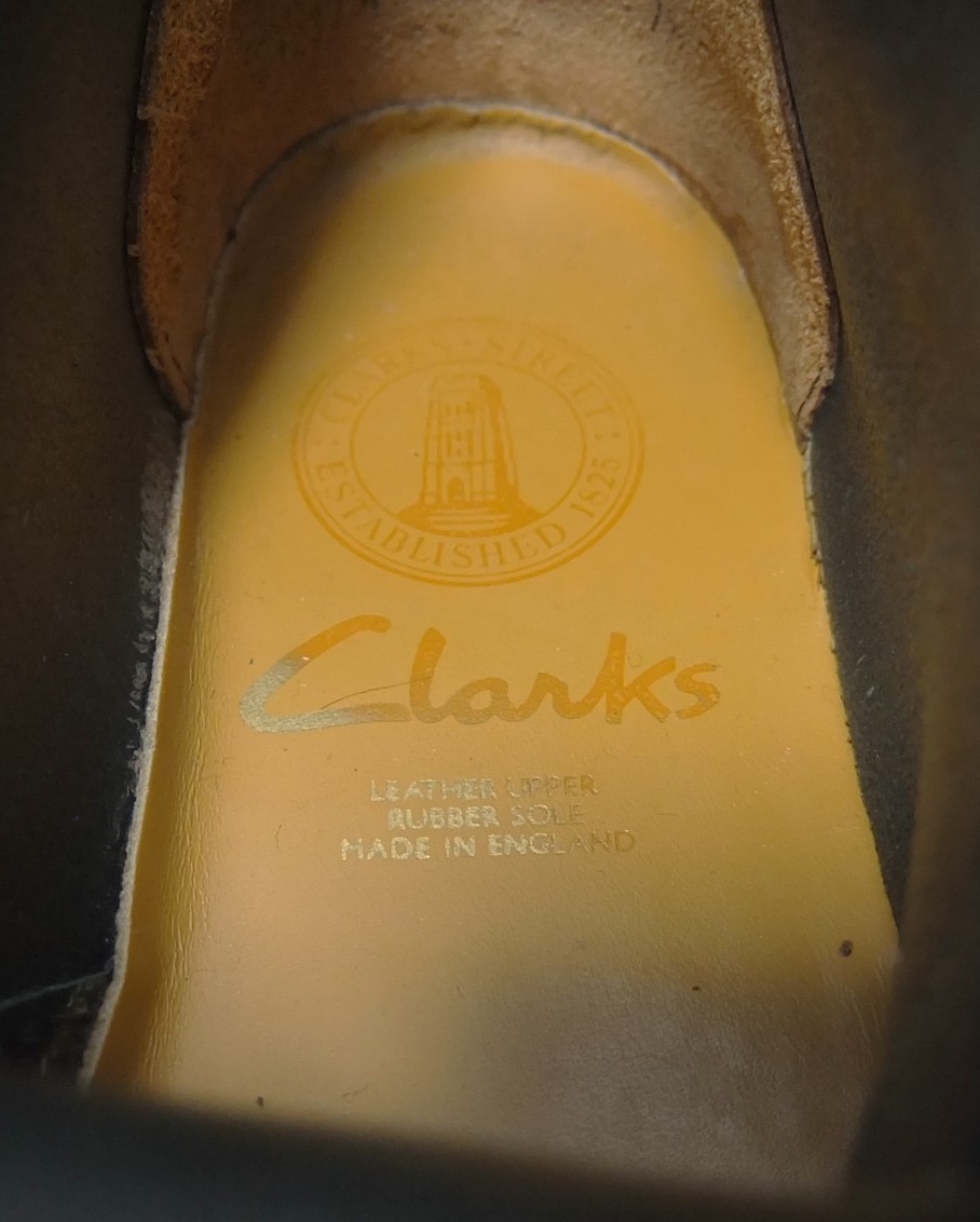 英国製 クラークス デザートブーツ 緑 GB５1/2 Clarks Desert Boot イングランド製 レディース_画像8