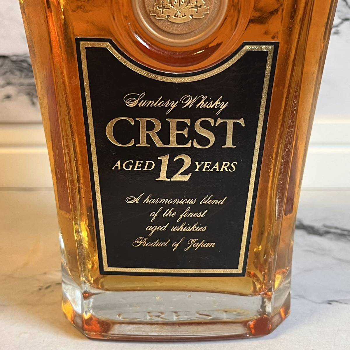 1円~ 未開栓 SUNTORY WHISKY CREST AGED 12 YEARS サントリー ウィスキー クレスト 12年 700ml/43％ _画像5