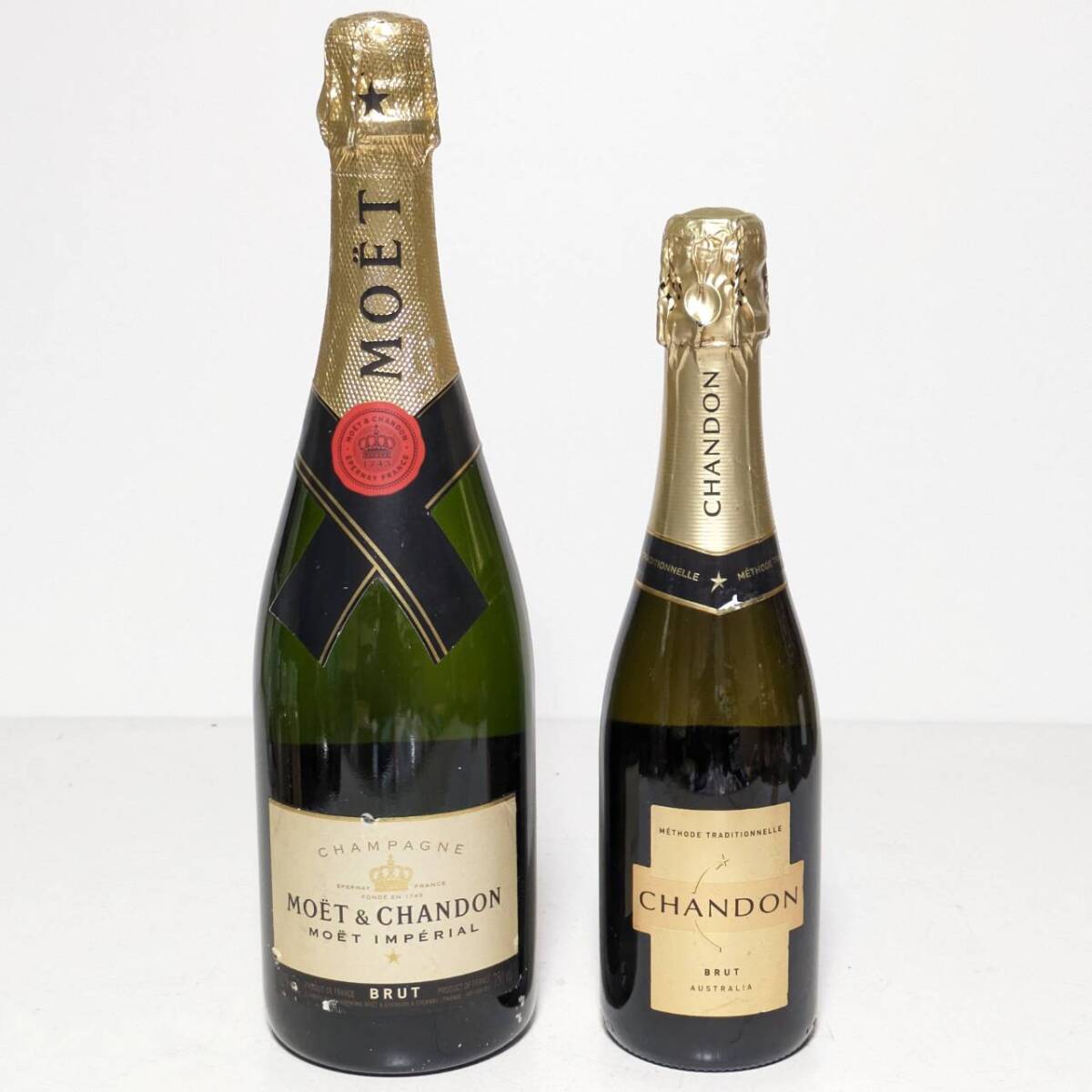 1円～/未開栓/MOET&CHANDON モエシャンドン ブリュットインペリアル750ml 12 %/シャンドン ブリュット MHD正規品 375ml 12% オーストラリア_画像1