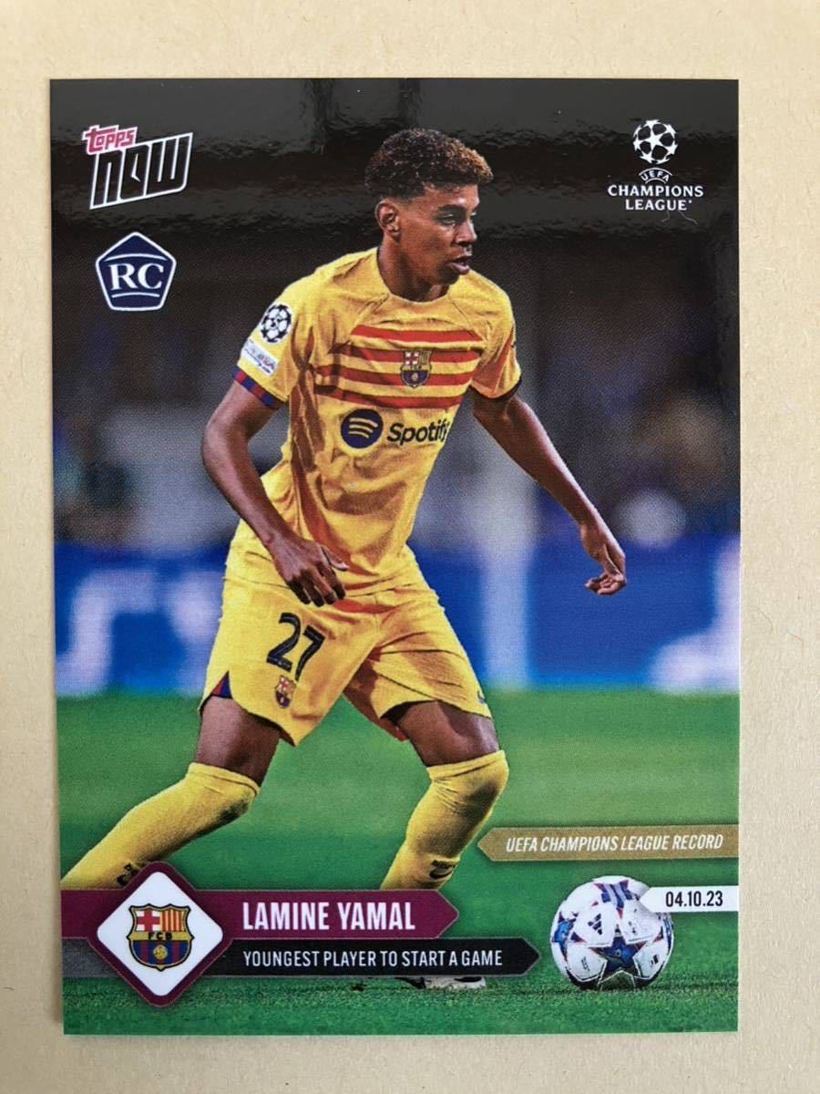 ヤマル LAMINE YAMAL Topps now オンライン限定 RC ルーキー FCバルセロナの画像1