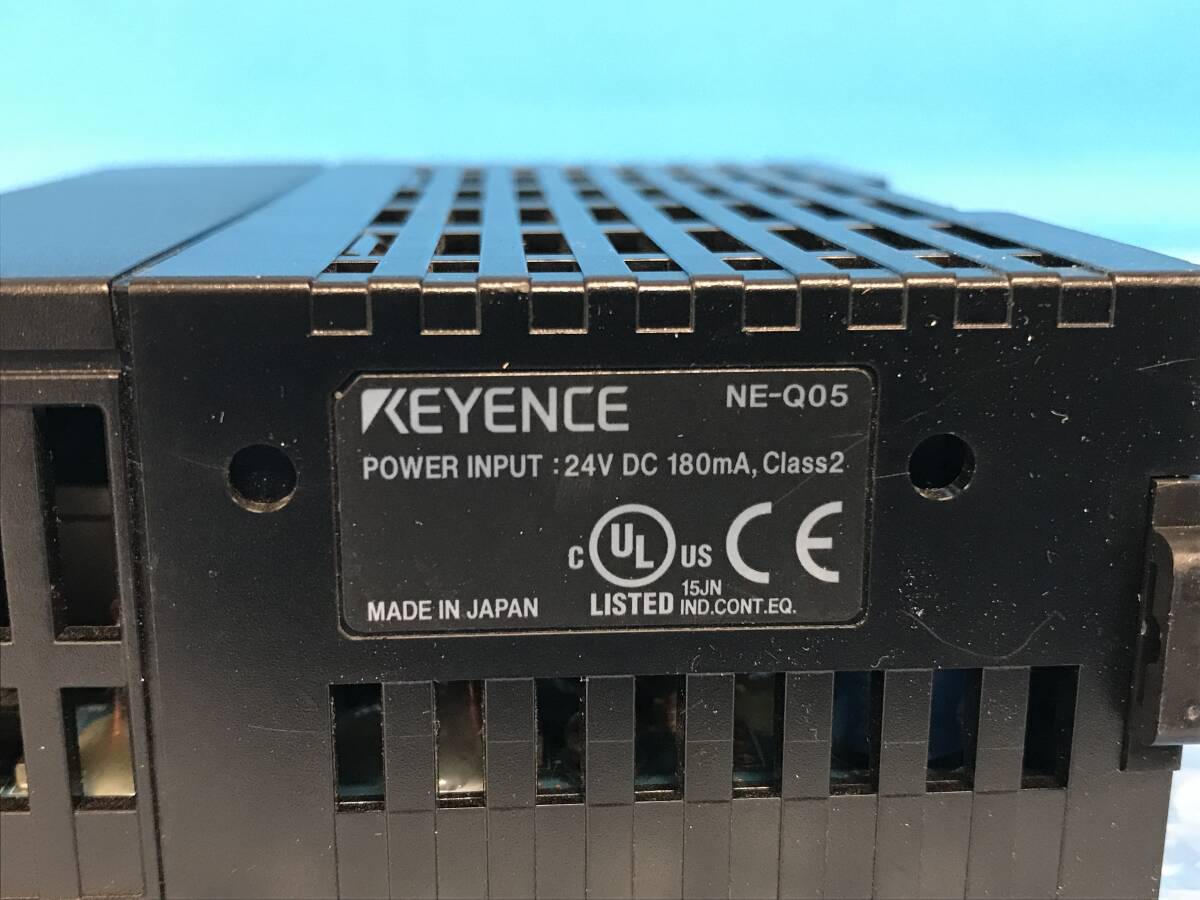 [KW2109] KEYENCE キーエンス NE-Q05 イーサネットスイッチ 動作保証_画像7