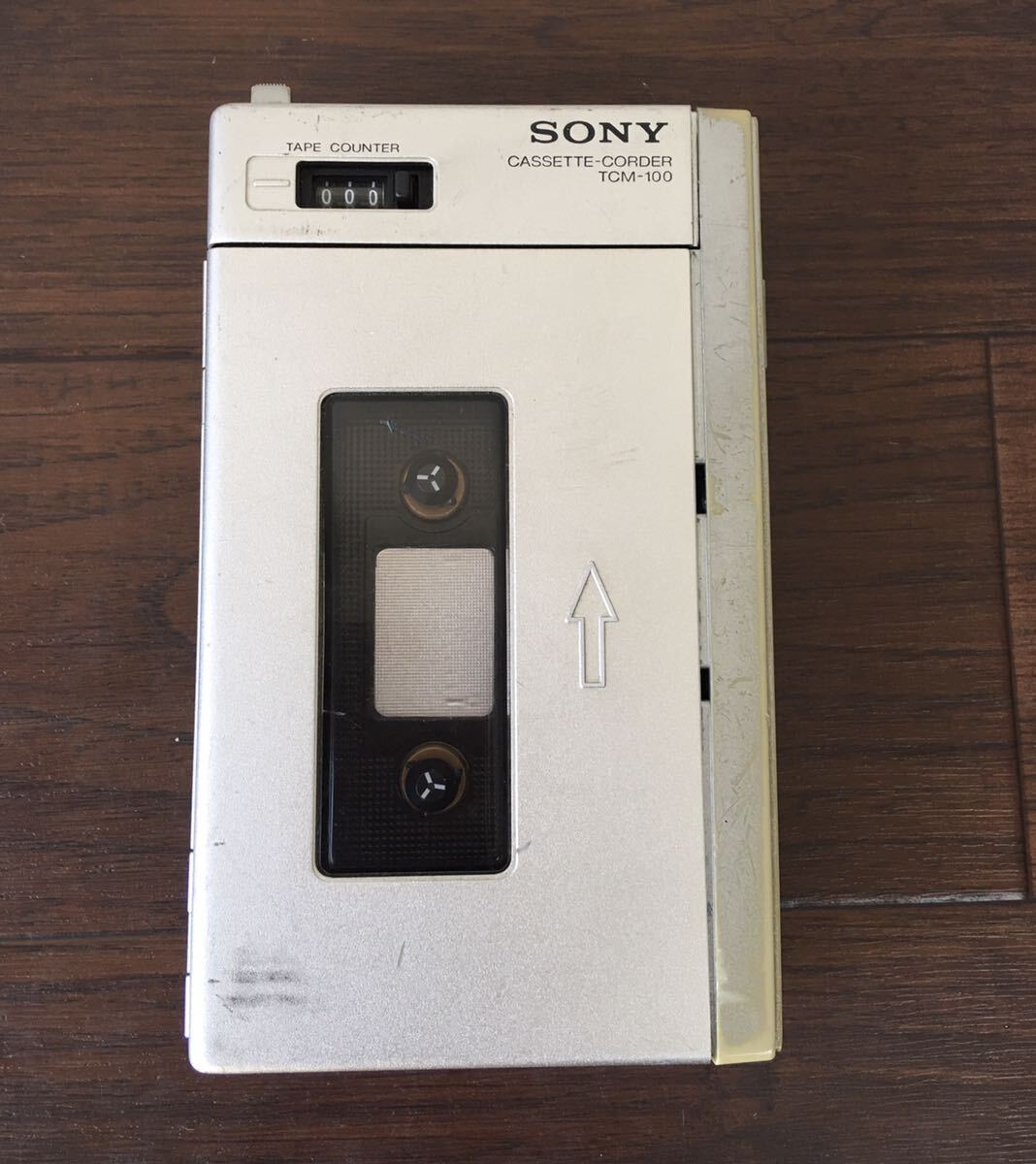 ソニー SONY カセットコーダー TCM-100 通電確認済み 現状渡しの画像1