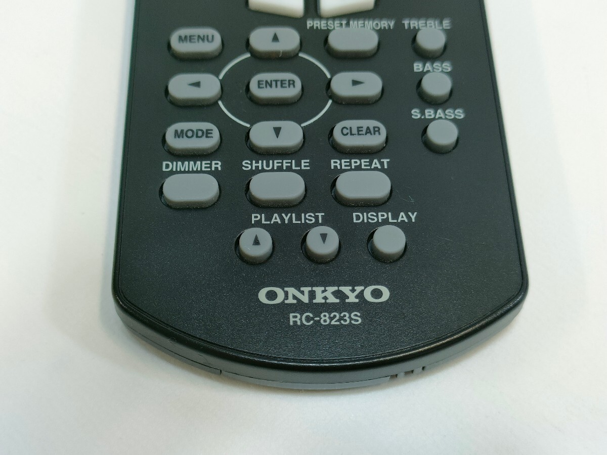 保証付き☆管理909 ONKYO オンキョー オーディオリモコン RC-823S の画像3