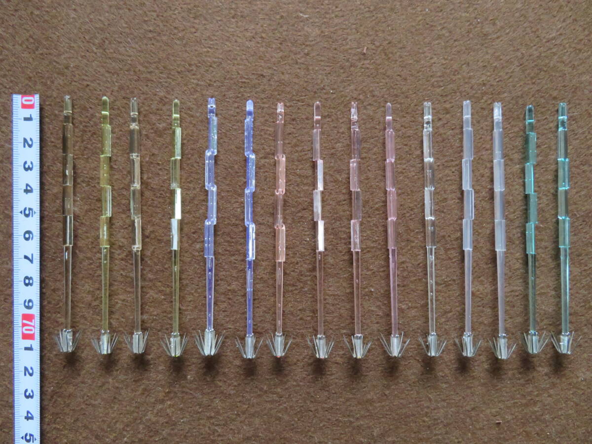 イカ角　ミサキ　11cm　ミラー針（M型）　各色　計15本　_画像1