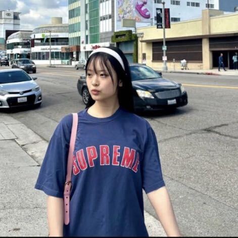 新品】 M 24SS Supreme Cracked Arc S/S Top Navy シュプリーム 新品】 M 24SS Supreme Cracked Arc S/S Top Navy シュプリーム