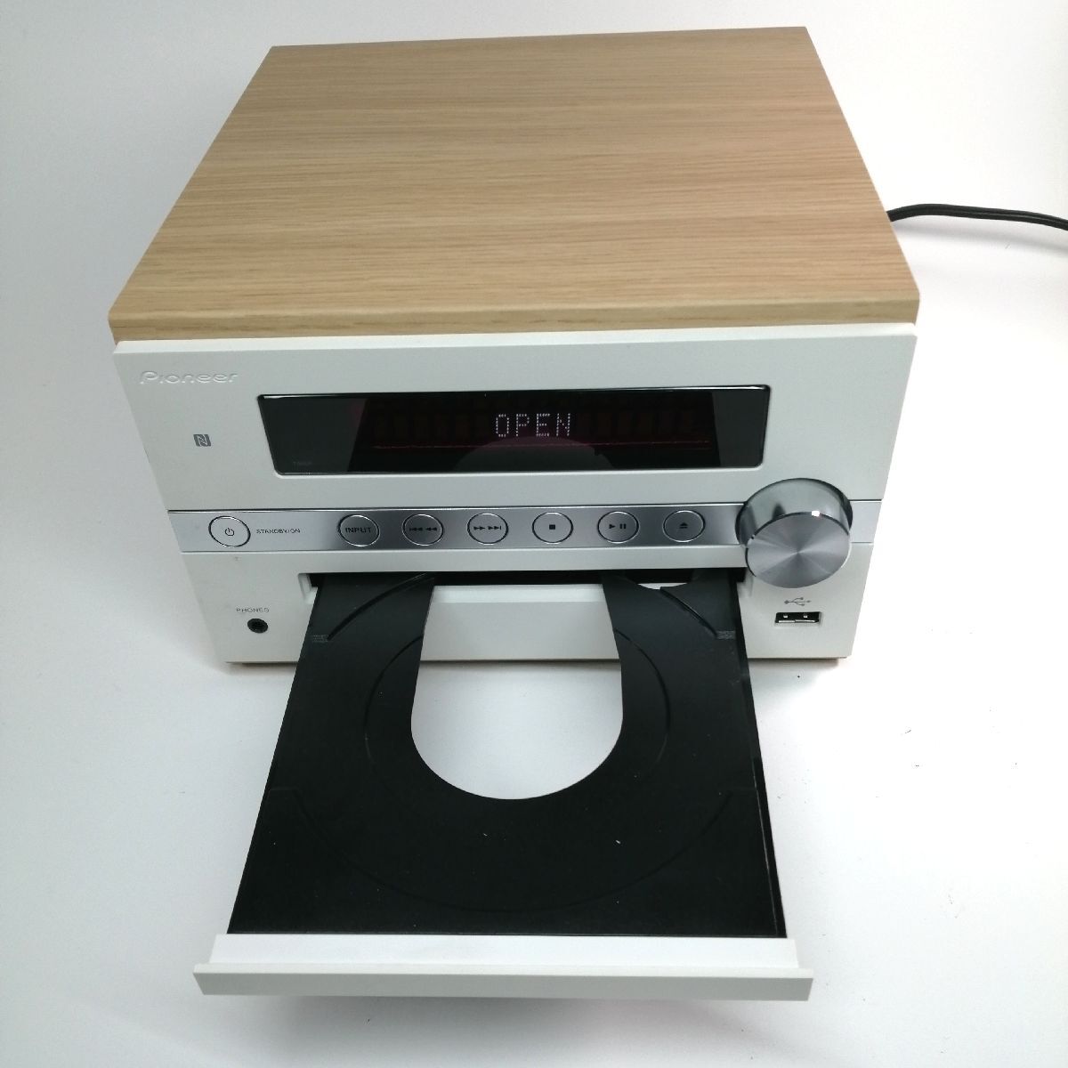 動作品 Pioneer CDミニコンポシステム X-CM56 Bluetooth搭載 AM FM対応 リモコン 取説付きの画像6