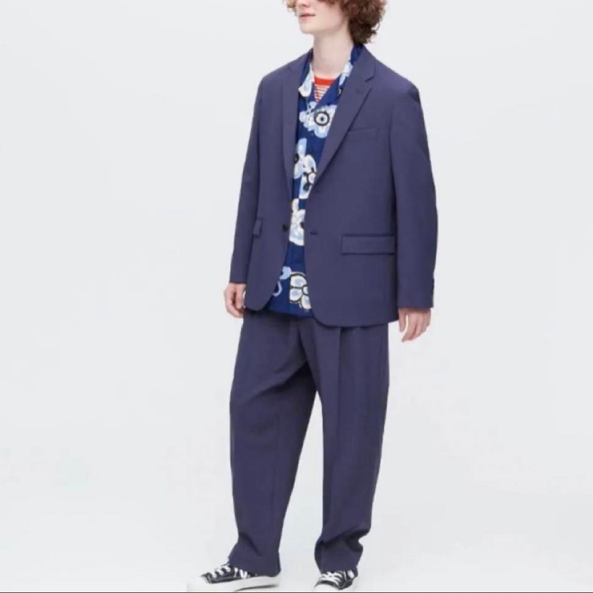 美品 UNIQLO × MARNI オーバサイズ セットアップ パープル 美品 UNIQLO × MARNI オーバサイズ セットアップ パープル