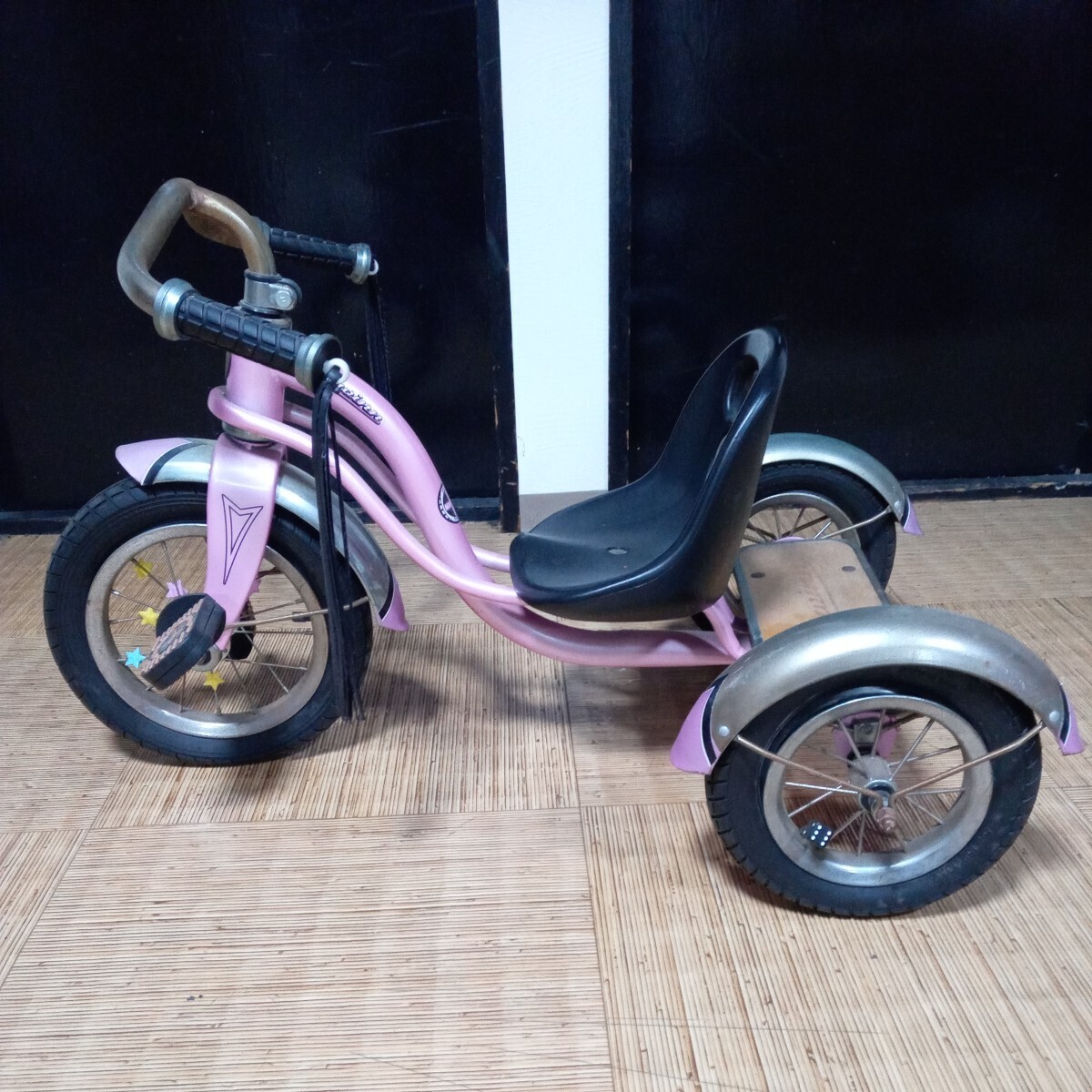 S MI240315 Schwinn 三輪車 ピンク Roadster Tricycle ビンテージ 当時物 希少の画像8