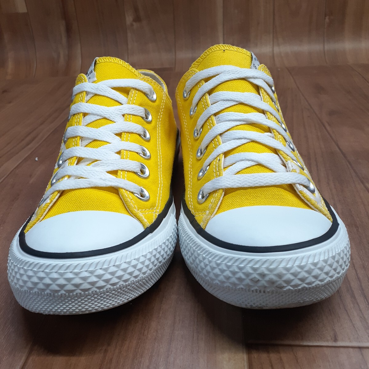 CFK-2 CONVERSE コンバース NEXSTRE ネクスター ローカットスニーカー カジュアルスニーカー イエロー レディース 24cmの画像3