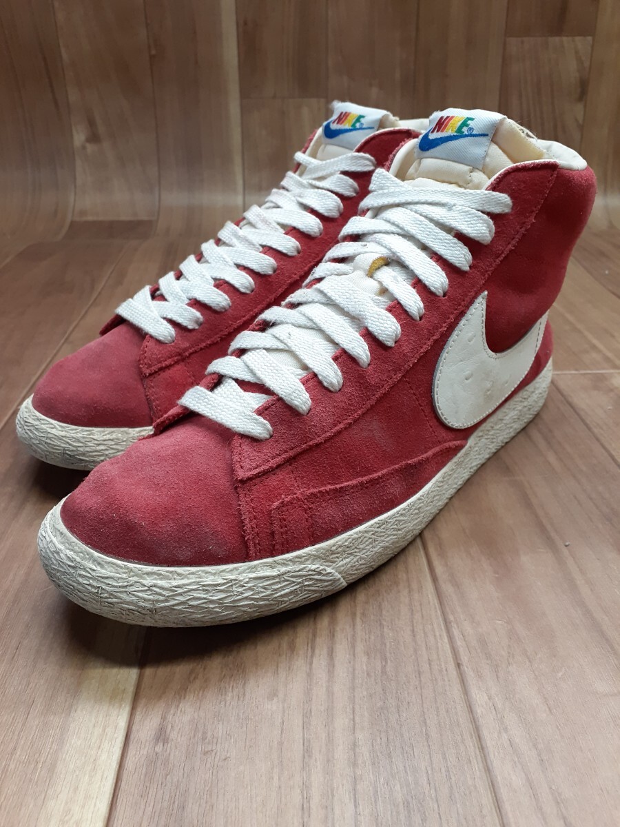 MI240315 NIKE ナイキ BLAZER MID PRMVNTG QS ブレイザー 638322-600 ミドルカットスニーカー カジュアルスニーカー メンズ 27cm_画像2