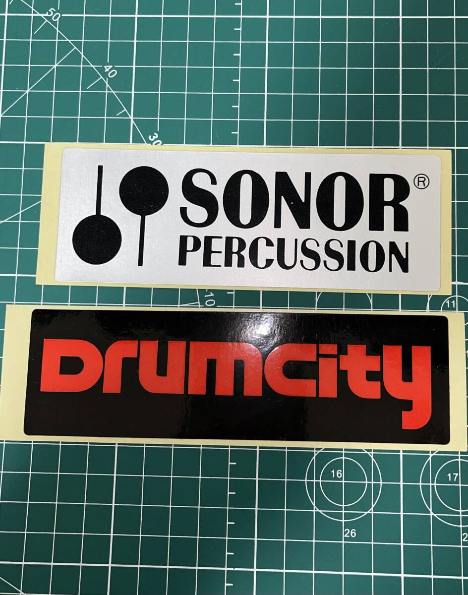 SONOR PERCUSSION ステッカー　DRUMCITY _画像1