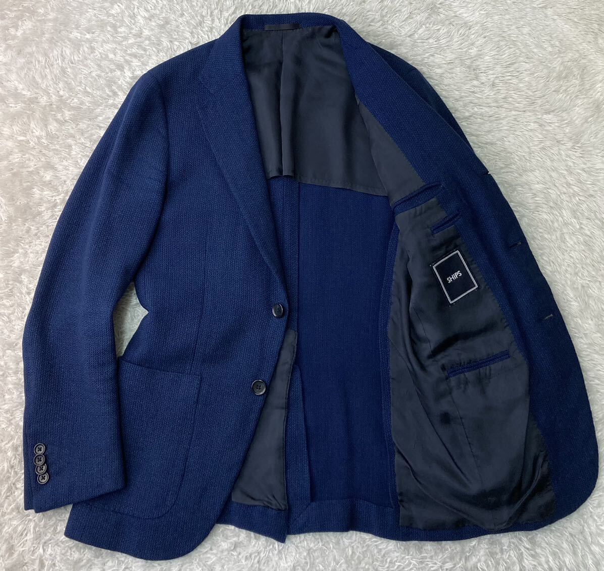 シップス【伊】ロロピアーナ「TUAREG」三者混 ウール シルク シップス【伊】ロロピアーナ「TUAREG」三者混 ウール シルク