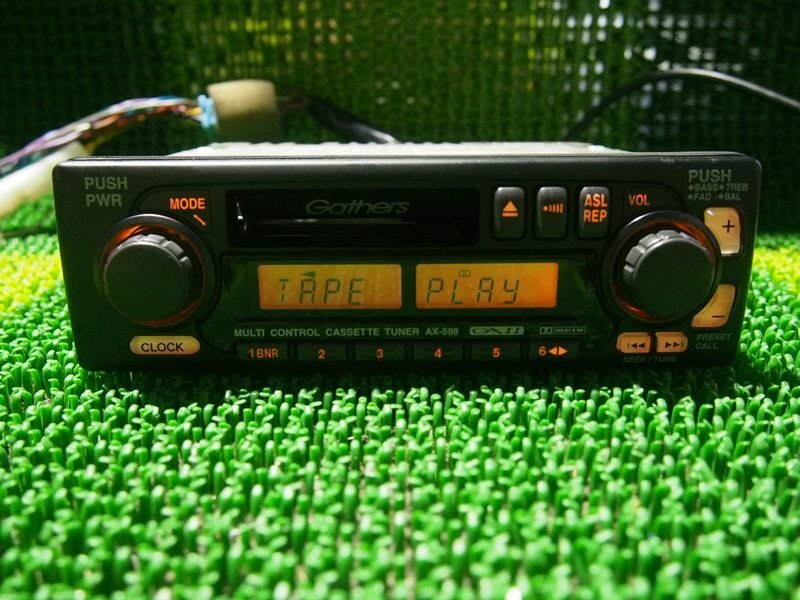 [psi] rare beautiful goods Gathers AX-598 cassette deck operation verification settled that time thing JDMne okro CQ-LH0750B