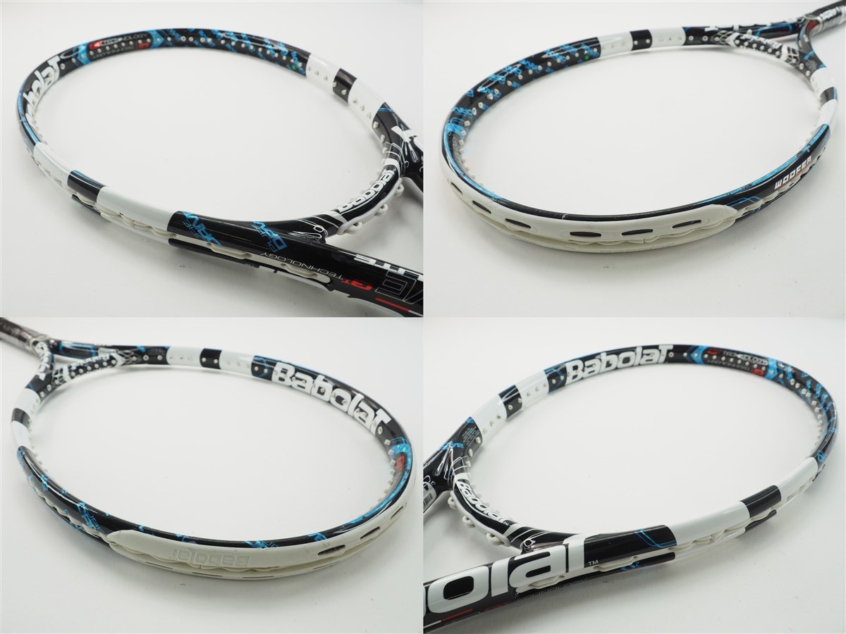 中古 テニスラケット バボラ ピュア ドライブ ライト 2012年モデル【一部グロメット割れ有り】 (G2)BABOLAT PURE DRIVE LITE 2012_画像2