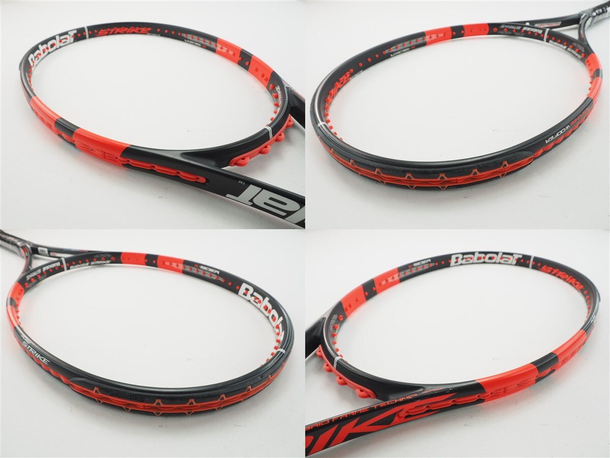 中古 テニスラケット バボラ ピュア ストライク 100 16×19 2014年モデル (G1)BABOLAT PURE STRIKE 100 16×19 2014_画像2