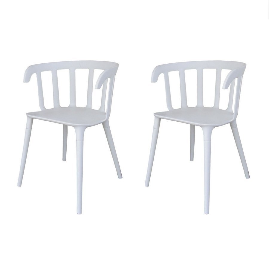 椅子 おしゃれ ダイニング 同色2脚セット白 モダン シンプル 北欧 リプロダクト リビング 屋外 ガーデンチェア ラダーステップ ホワイト