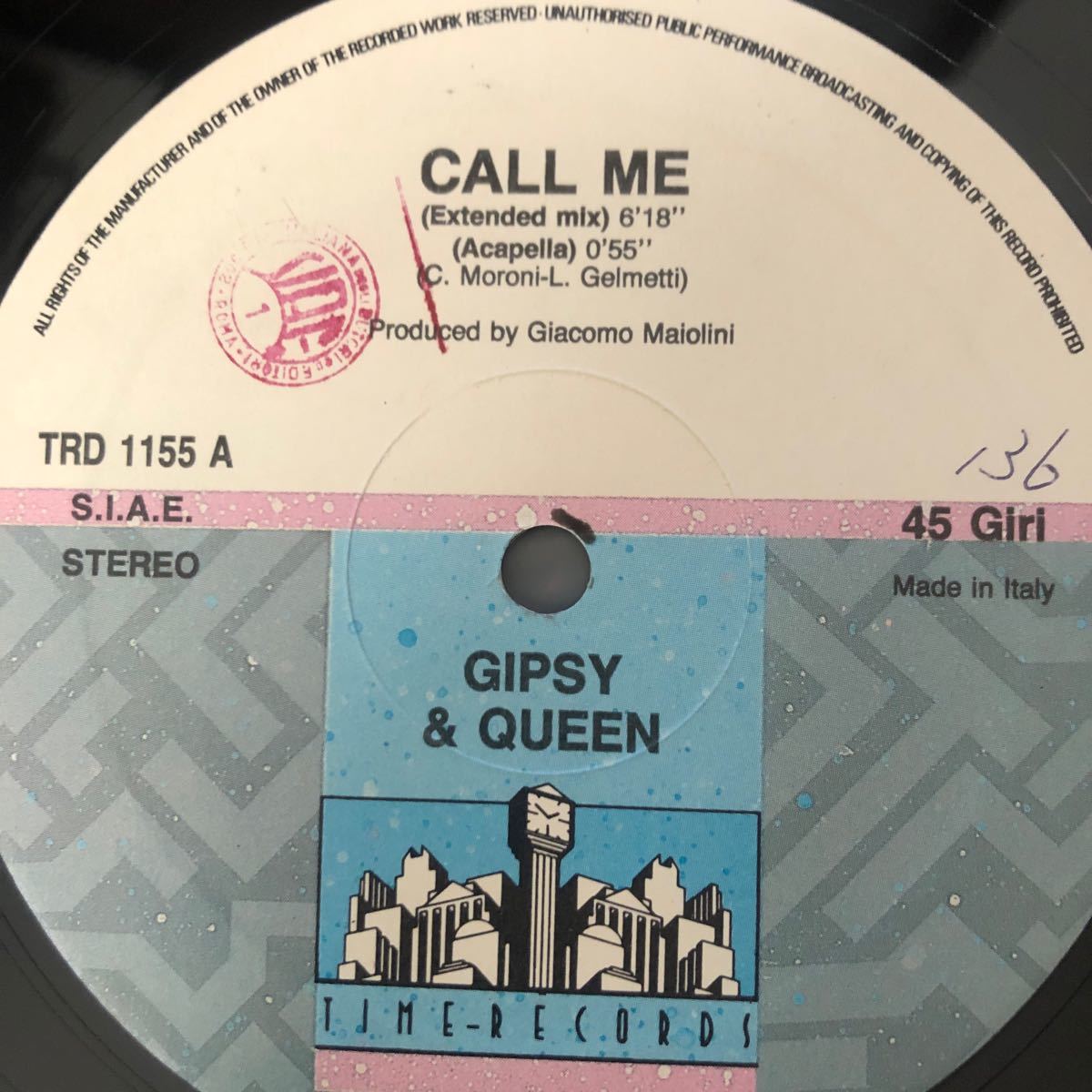 12’ Gipsy & Queen-Call meの画像2