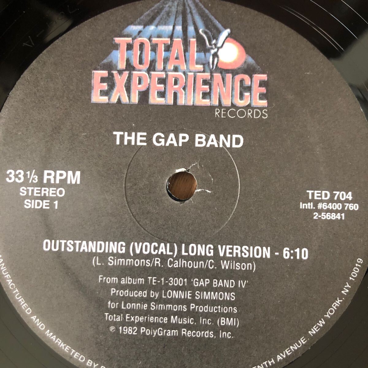 12’ The Gap Band-Outstanding _画像1