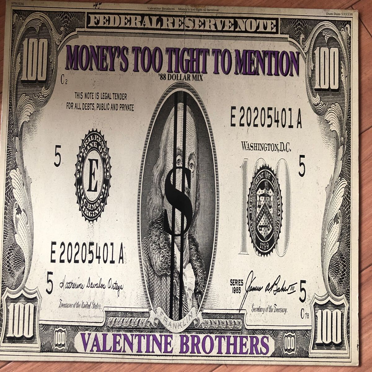 12’ Valentine Brothers-Money’s too tight to mention/ 88 dollar mixの画像1