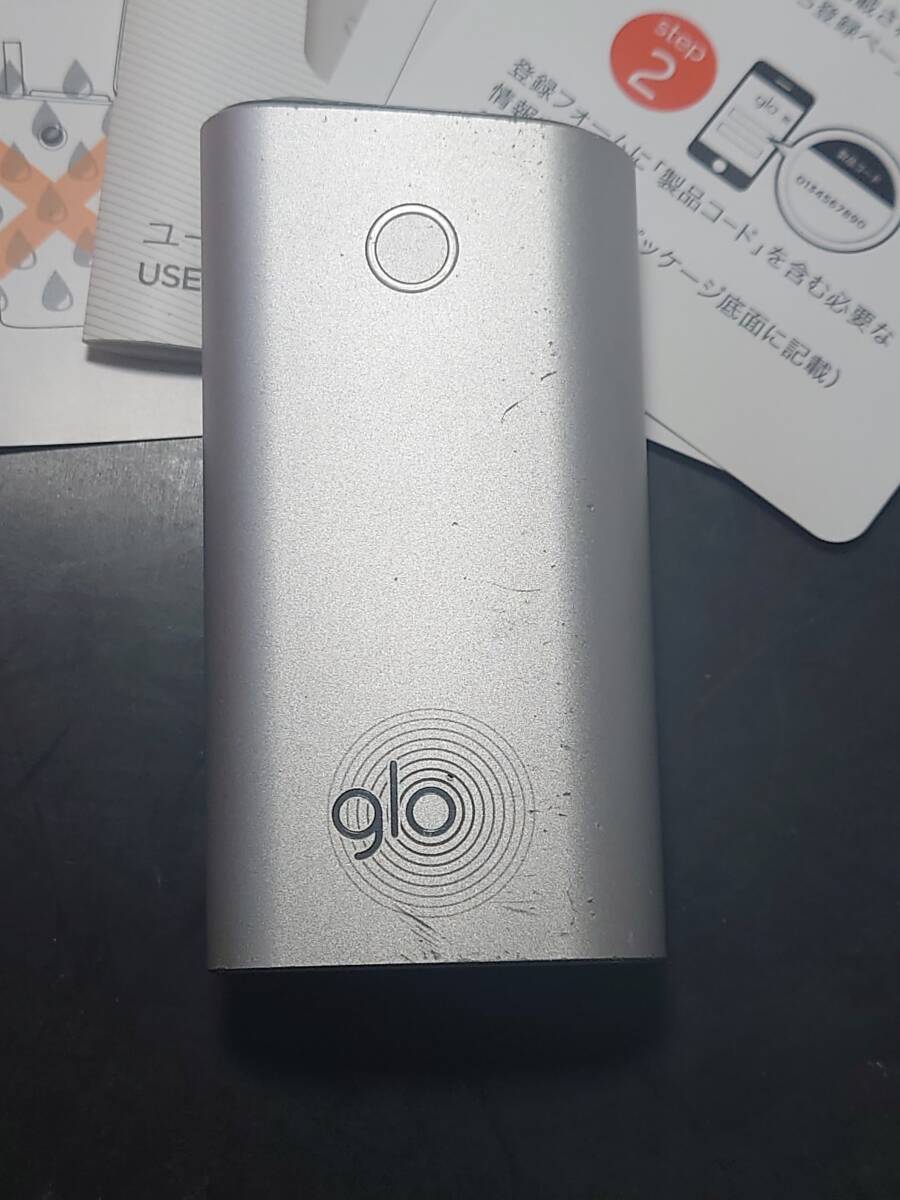 glo グロー 2個セット 中古品 作動品 ブラックとシルバー 電子タバコ 加熱式たばこ の画像6