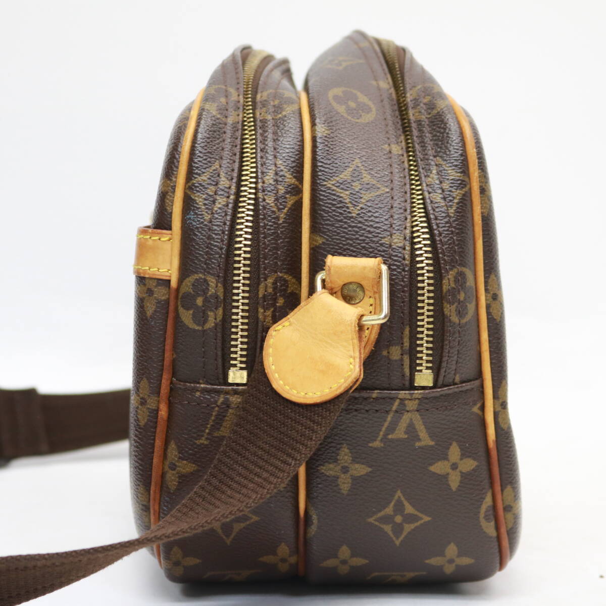 018)【1円スタート♪】LOUIS VUITTON モノグラム リポーターPM ショルダーバッグ M45254 ルイ ヴィトンの画像4