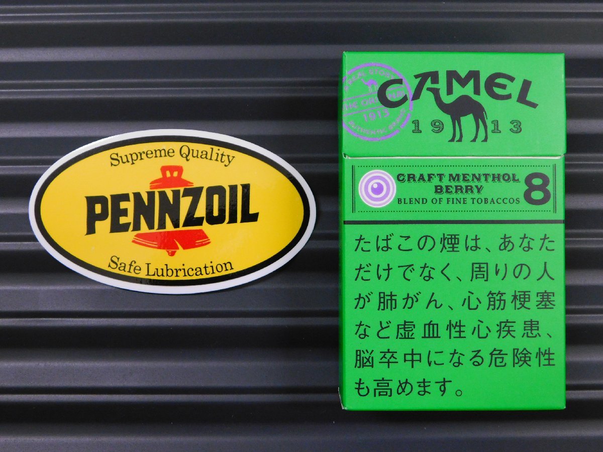 送料\84【PENNZOIL・ペンズオイル】※《レーシングステッカー／４枚セット》　(品番：ms004)　アメリカン雑貨　ガレージ_比較