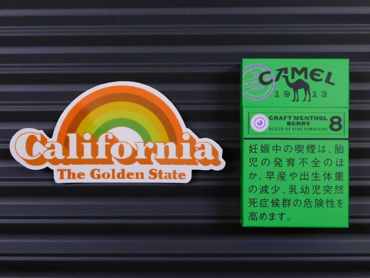 送料\84【California・ゴールデンステート】※《レーシングステッカー》　(品番：ms116)　アメリカン雑貨　ガレージ_画像2