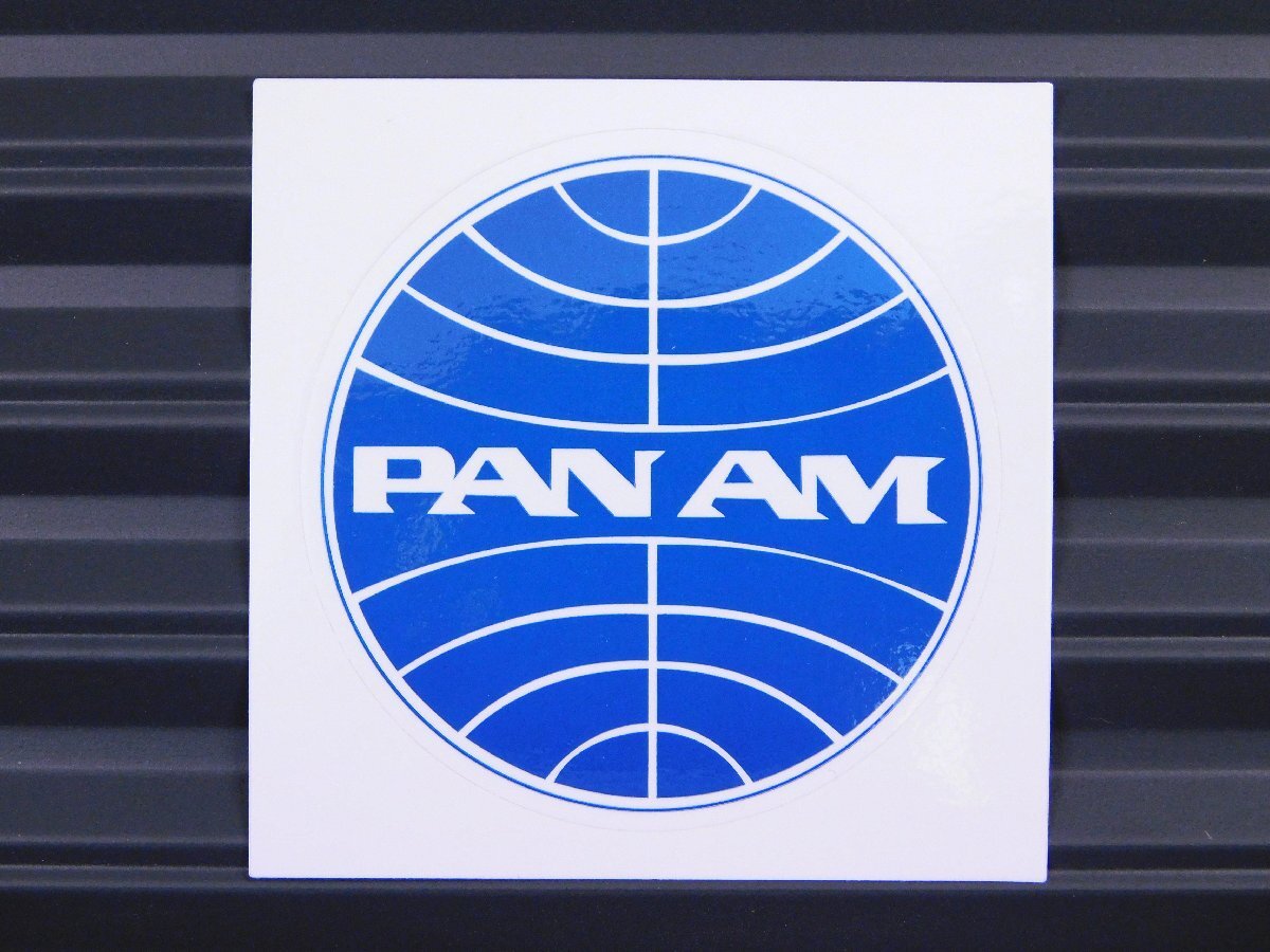 送料\84【PAN AM・パンアメリカン航空】※《レーシングステッカー／３枚セット》　(品番：ms059)　アメリカン雑貨　ガレージ_画像2