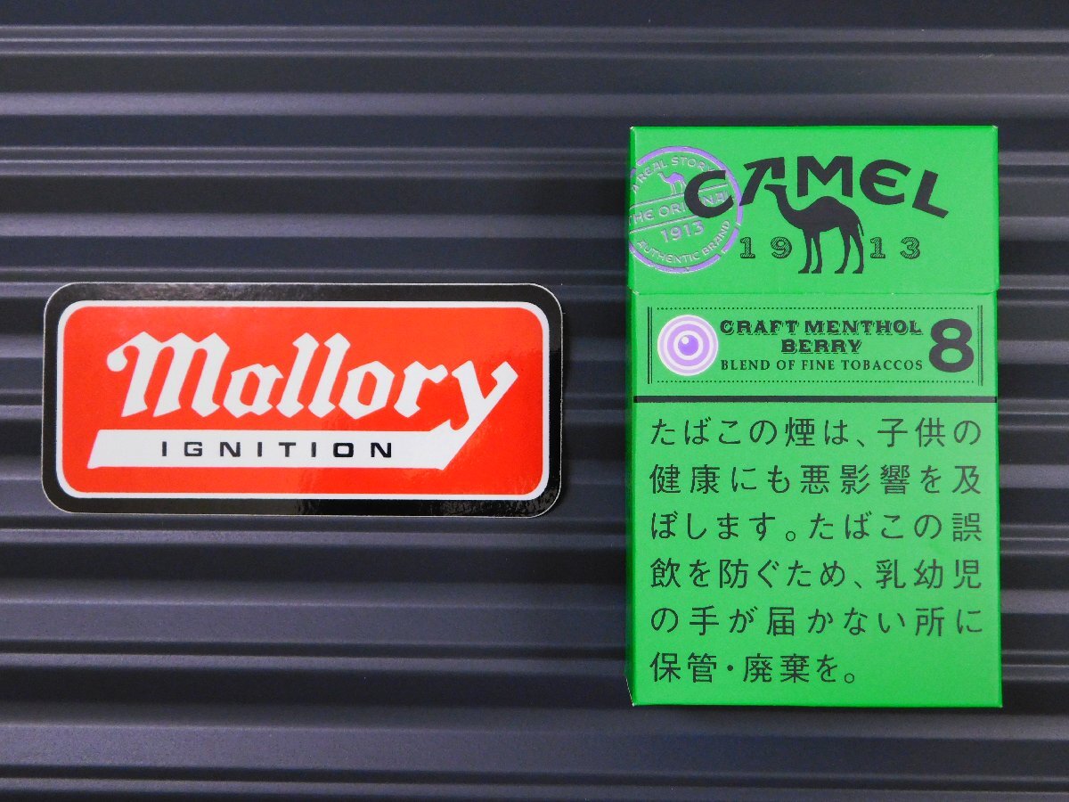 送料\84【mallory IGNITION・マロリーイグニッション】※《レーシングステッカー》　(品番：ms008)　アメリカン雑貨　ガレージ_比較