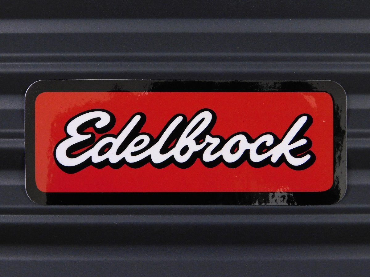 送料\84【Edelbrock・エーデルブロック】※《レーシングステッカー／２枚セット》　(品番：ms012)　アメリカン雑貨　ガレージ_画像2